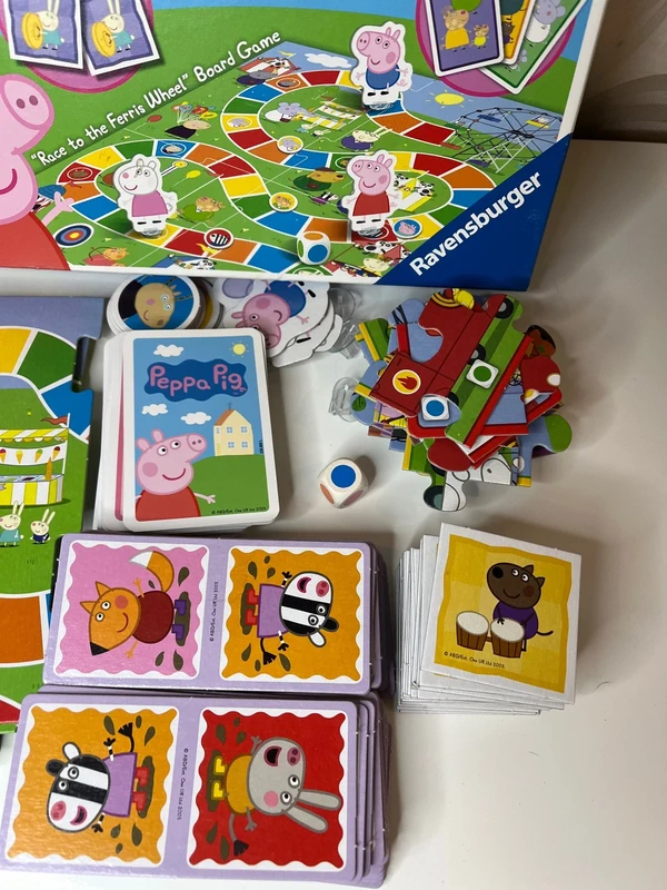 Stalo žaidimų rinkinys „Peppa Pig 6-in-1 Games“