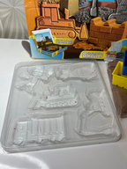 Kinetinio smėlio statybų rinkinys vaikams „Sparkle Sand Construction“