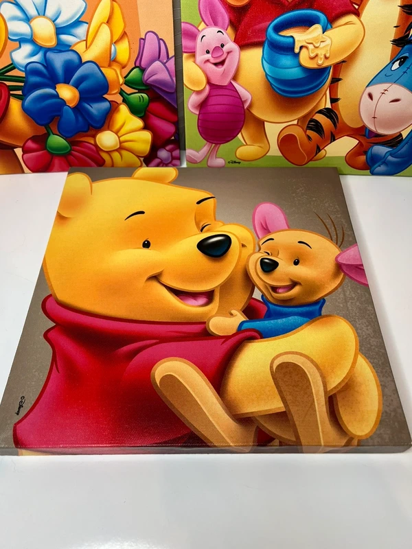 Dekoratyvinių paveikslėlių rinkinys „Mikė Pūkuotukas“ tematika