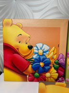 Dekoratyvinių paveikslėlių rinkinys „Mikė Pūkuotukas“ tematika