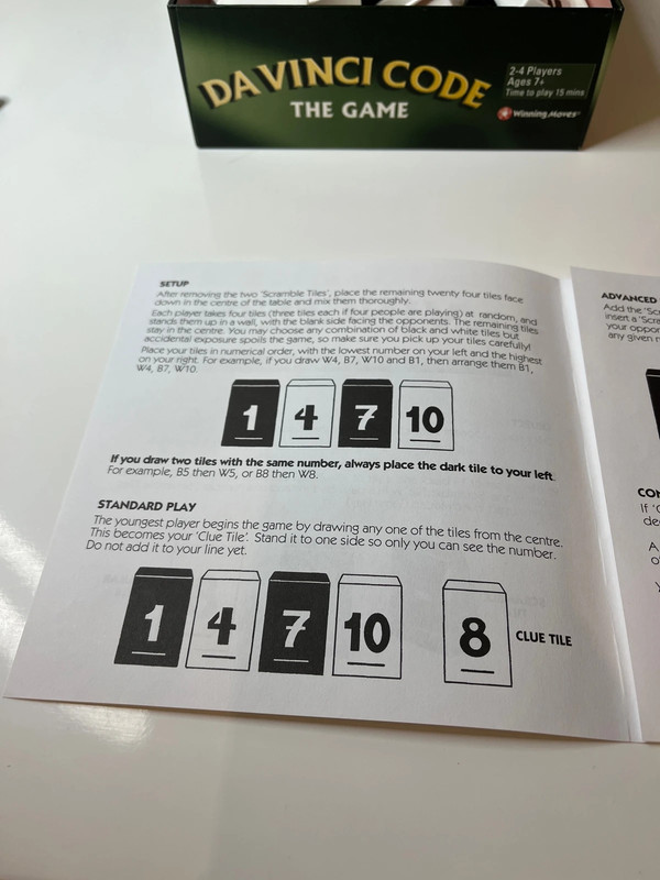 Stalo žaidimas „Da Vinci Code: The Game“