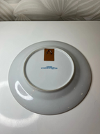 Vintažinė lėkštė su vestuvių metinių simbolika