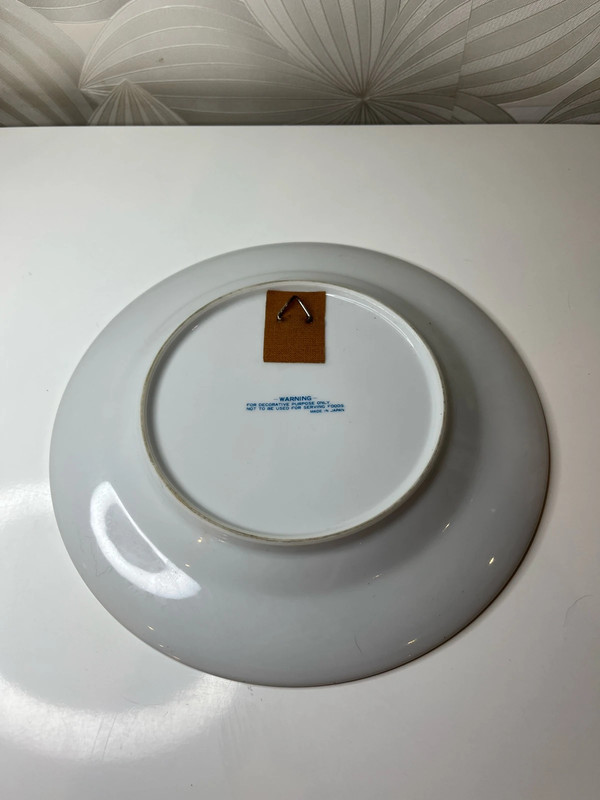 Vintažinė lėkštė su vestuvių metinių simbolika