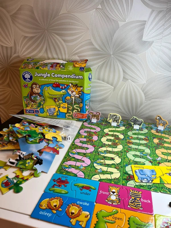 Lavinamasis žaidimų ir veiklos rinkinys „Jungle Compendium“