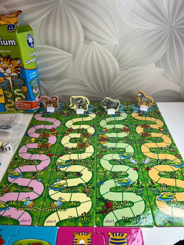 Lavinamasis žaidimų ir veiklos rinkinys „Jungle Compendium“