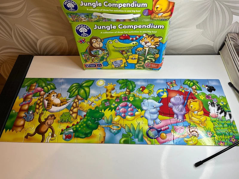 Lavinamasis žaidimų ir veiklos rinkinys „Jungle Compendium“