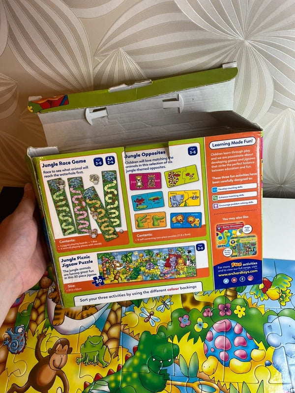 Lavinamasis žaidimų ir veiklos rinkinys „Jungle Compendium“