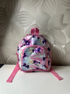 „Peacocks“ nedidelė kuprinė su vienaragiais