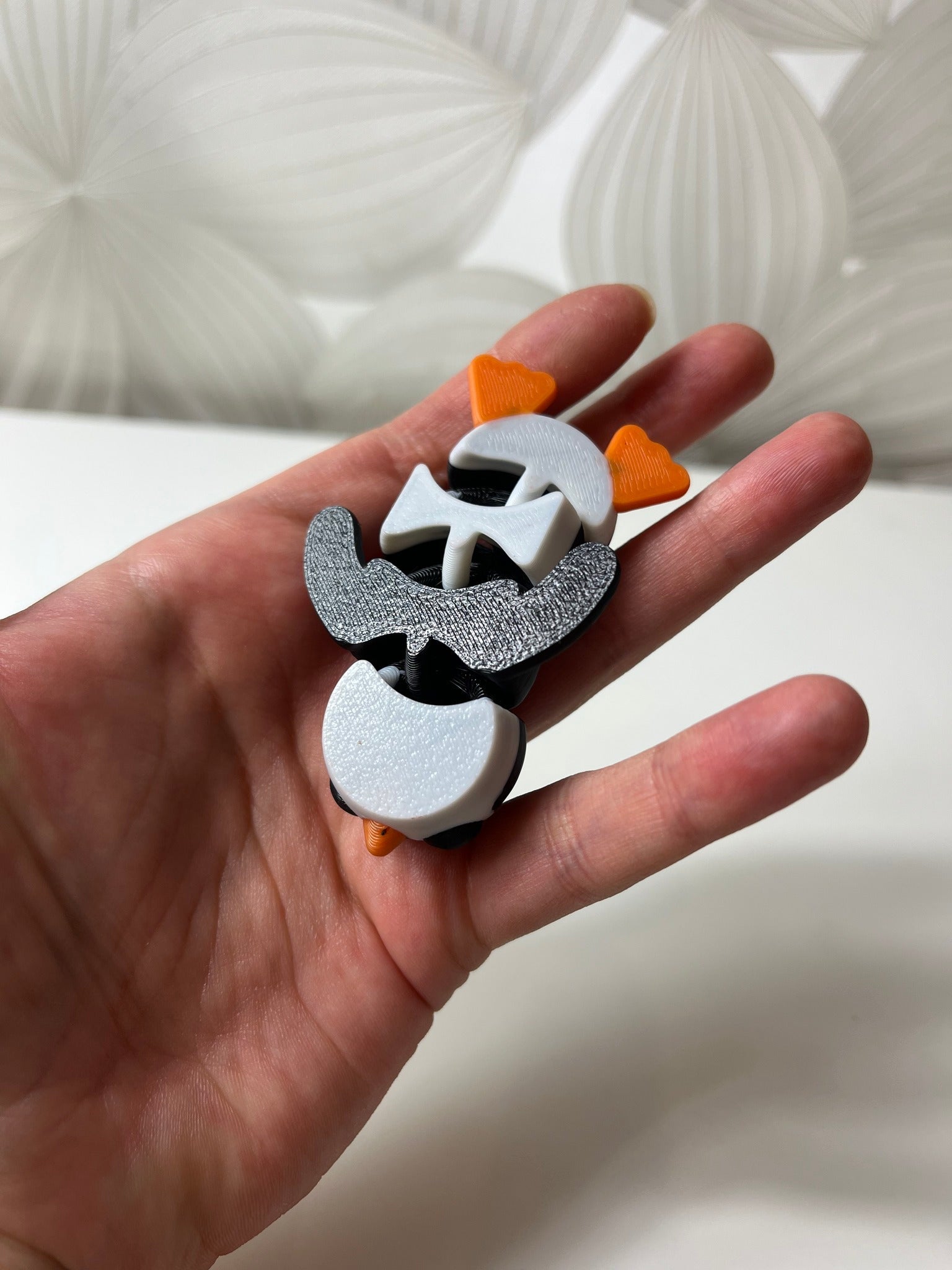 3D spausdintuvu atspausdinti šuniuko ir pingvino žaisliukai - Daiktų atokvėpis