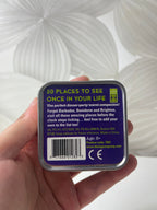 50 vietų, kurias privalai pamatyti per savo gyvenimą – mini kortelės - Daiktų atokvėpis