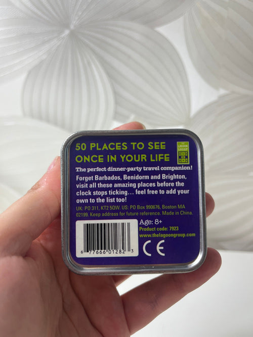 50 vietų, kurias privalai pamatyti per savo gyvenimą – mini kortelės - Daiktų atokvėpis