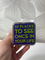 50 vietų, kurias privalai pamatyti per savo gyvenimą – mini kortelės - Daiktų atokvėpis