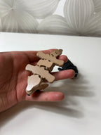 3D spausdintuvu atspausdinti šuniuko ir pingvino žaisliukai