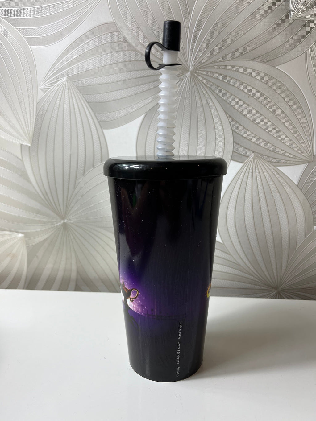 „Aladdin“ plastikinė gertuvė su šiaudeliu