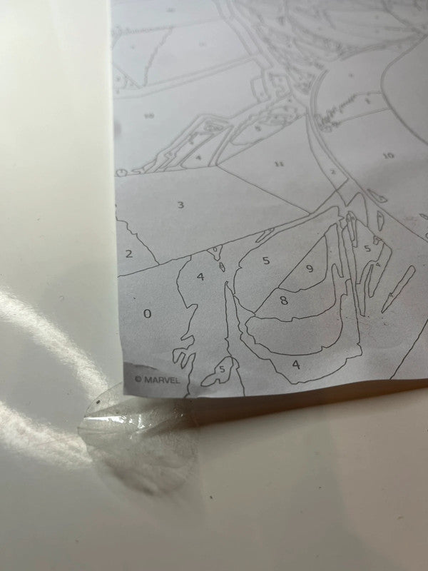 Kūrybinis tapymo pagal skaičius rinkinys „Avengers – Paint by Numbers“