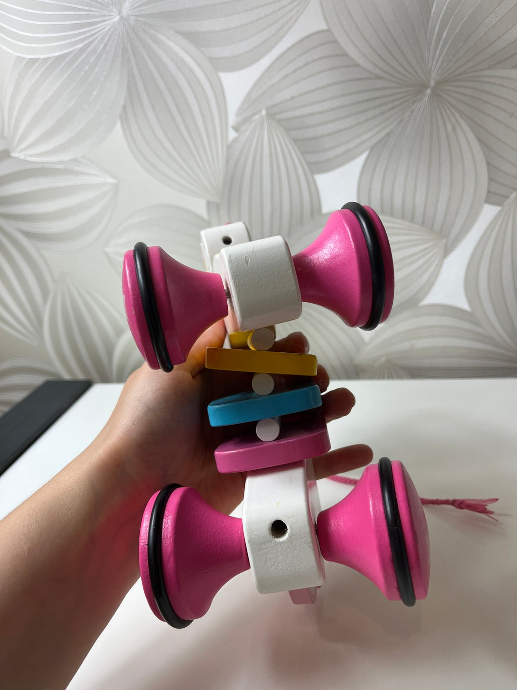 Medinis traukiamas žaislas – vienaragis