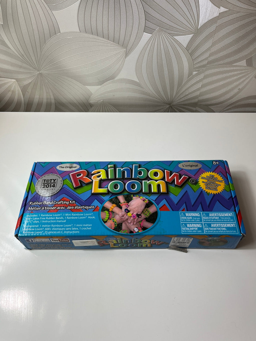 „Rainbow Loom“ apyrankių pynimo rinkinys su 44 vnt. pakelių gumyčių po 300 vnt.