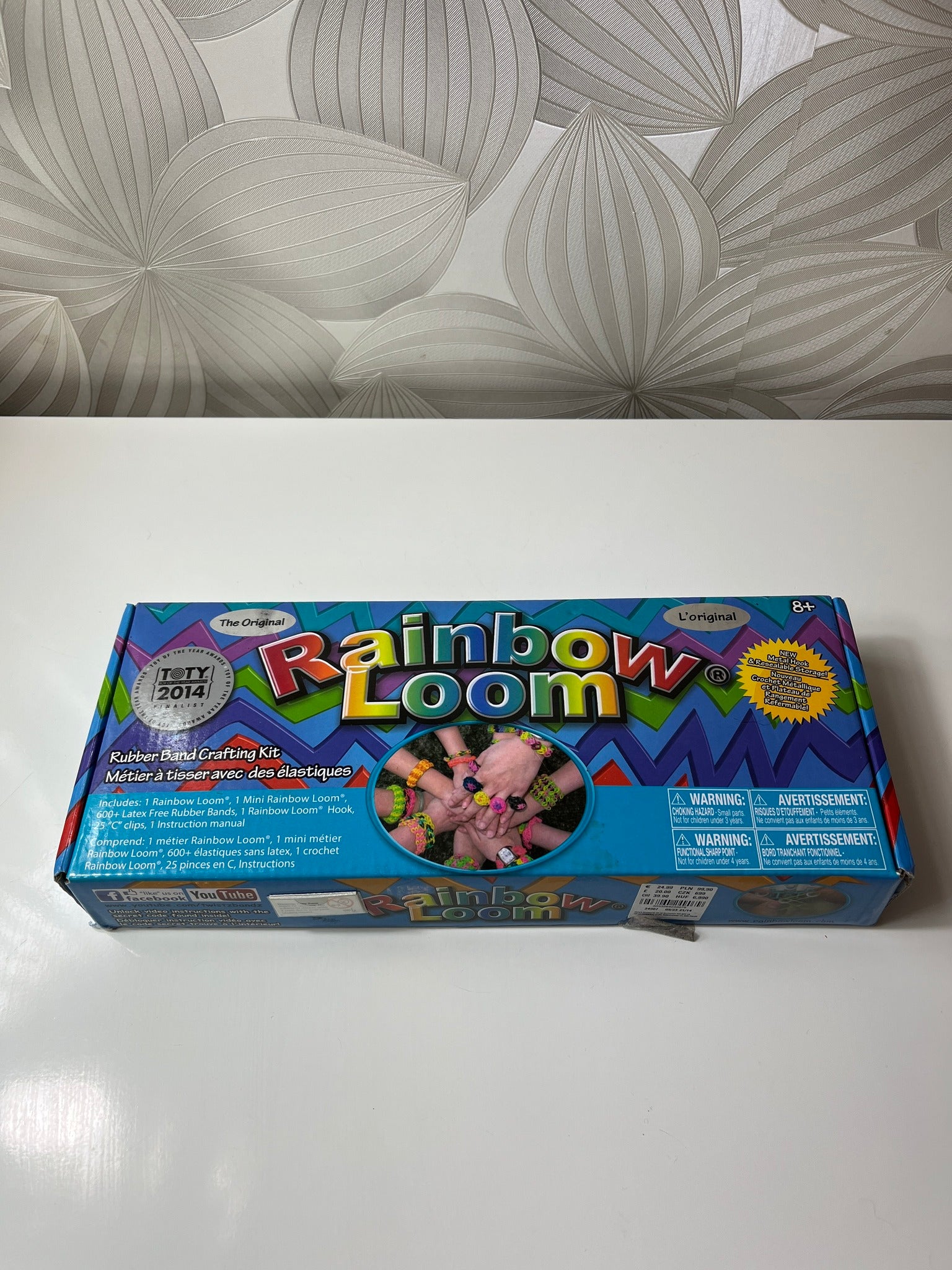 „Rainbow Loom“ apyrankių pynimo rinkinys su 44 vnt. pakelių gumyčių po 300 vnt.