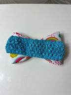 Vaikiška galvajuostė su vaivorykšte ir debesėliu