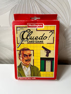 Vintažinis, 1990-ųjų metų stalo žaidimas „Cluedo?“ su kortelėmis