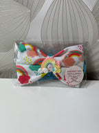 Vaikiška galvajuostė su vaivorykšte ir debesėliu