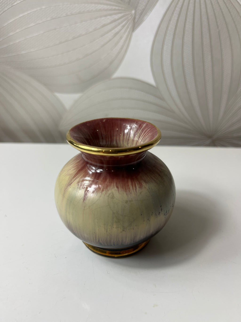 Vintažinė Vokietijoje pagaminta vaza (rankų darbo)