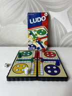 Stalo žaidimas „Ludo“ su magnetinėmis figūrėlėmis