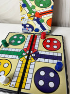 Stalo žaidimas „Ludo“ su magnetinėmis figūrėlėmis