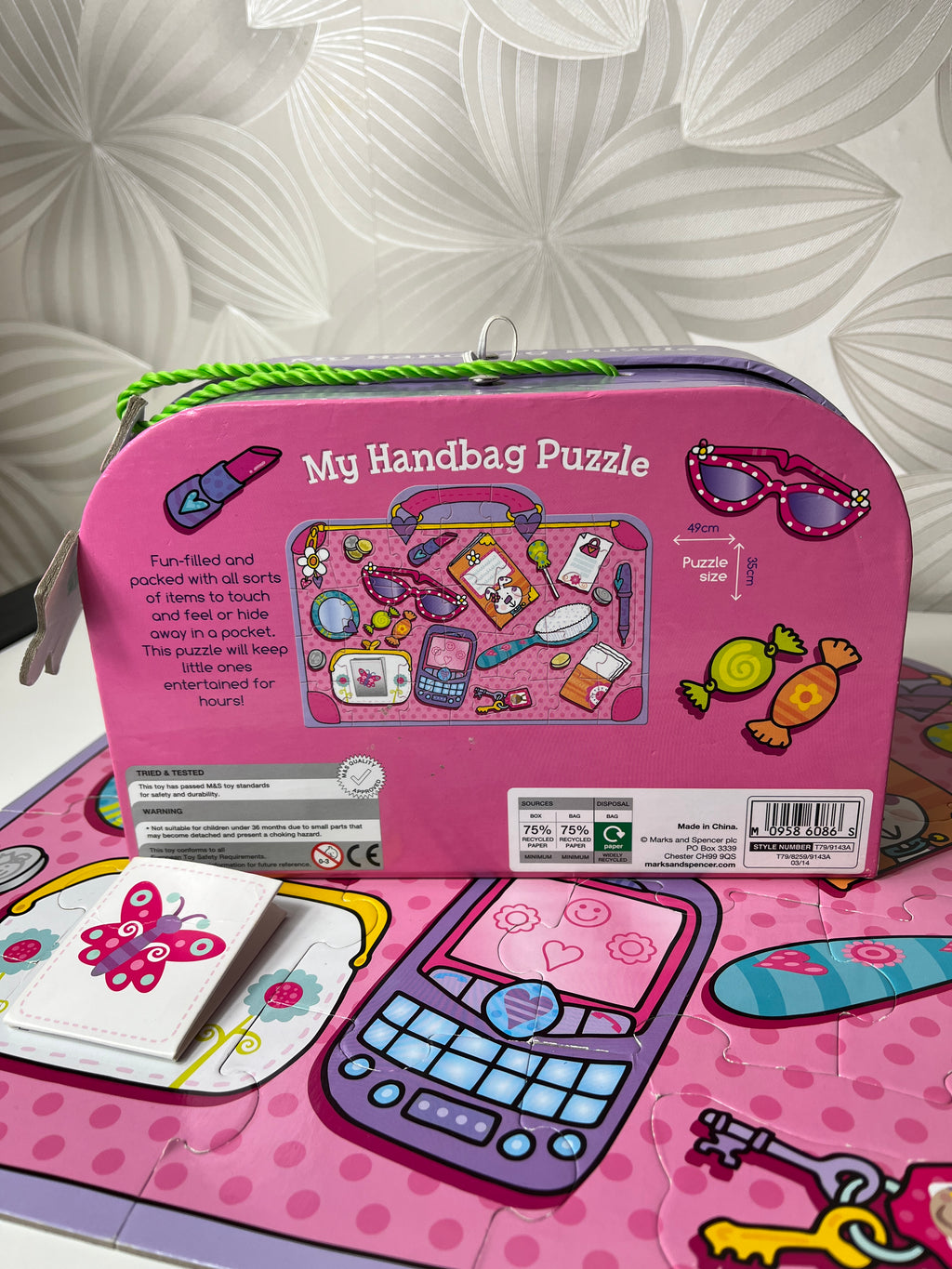 Dėlionė vaikams „Mano rankinė“