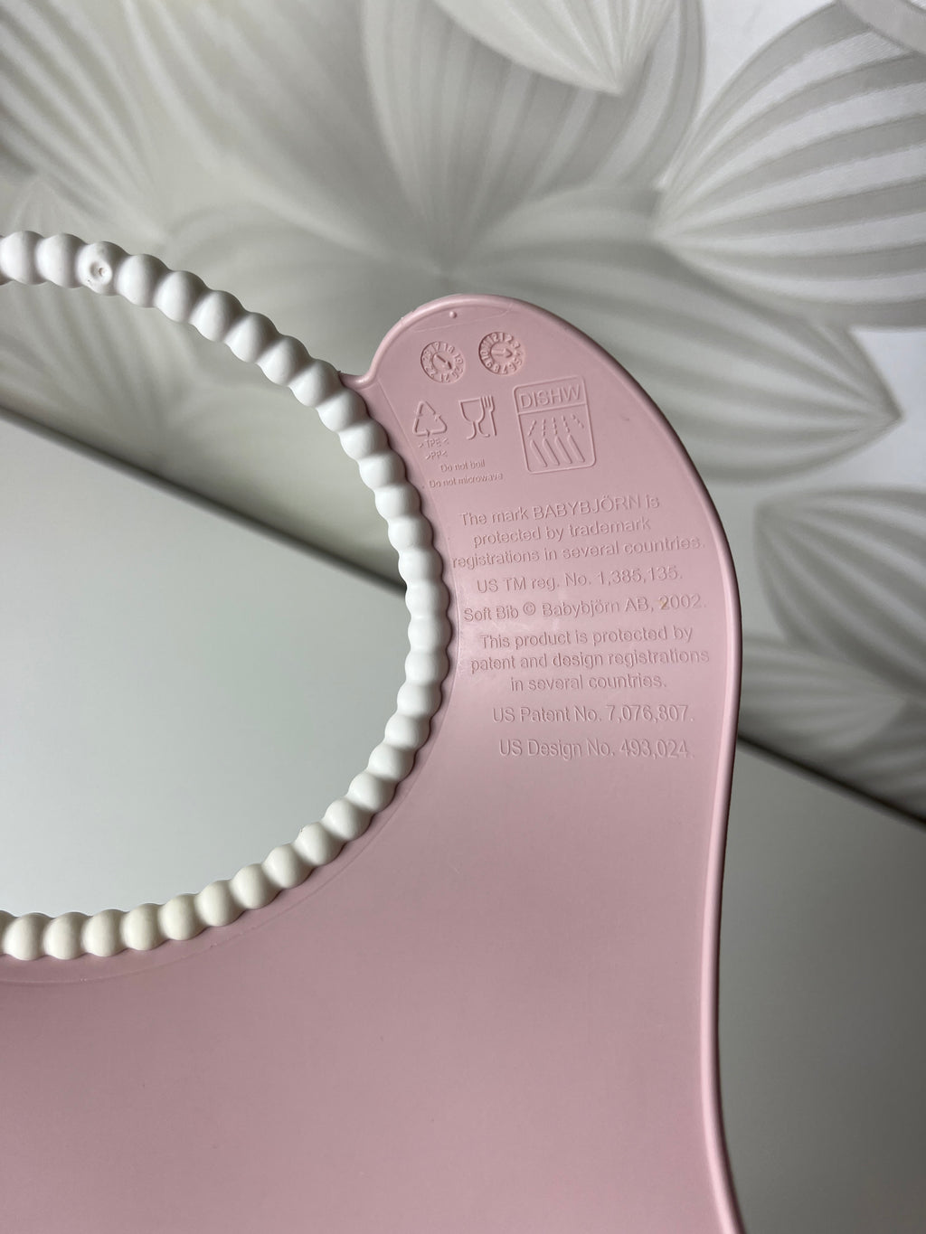 Rožinis seilinukas vaikui „Baby Bjorn“