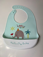 Silikoninis seilinukas vaikui su drambliuku