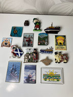 Kolekciniai magnetukai iš skirtingų pasaulio vietų (16 vnt.)