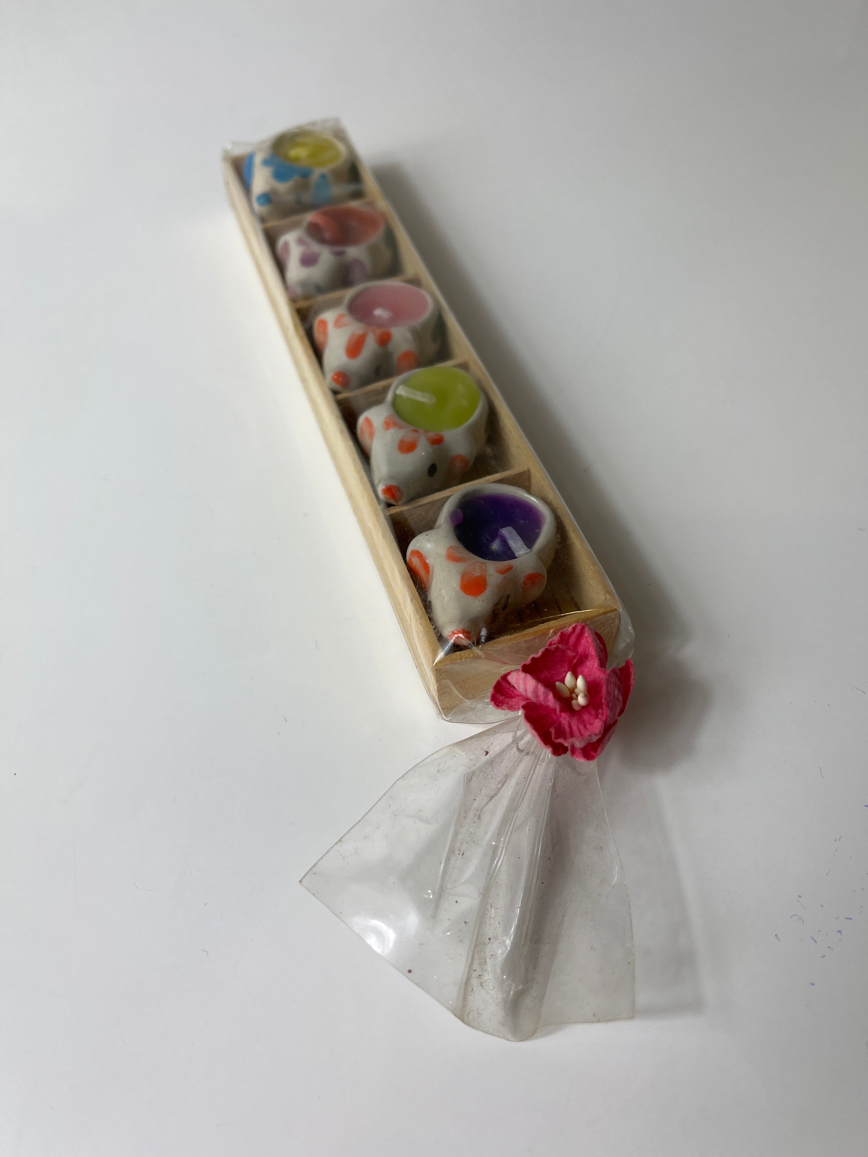 Smulkių žvakių rinkinys