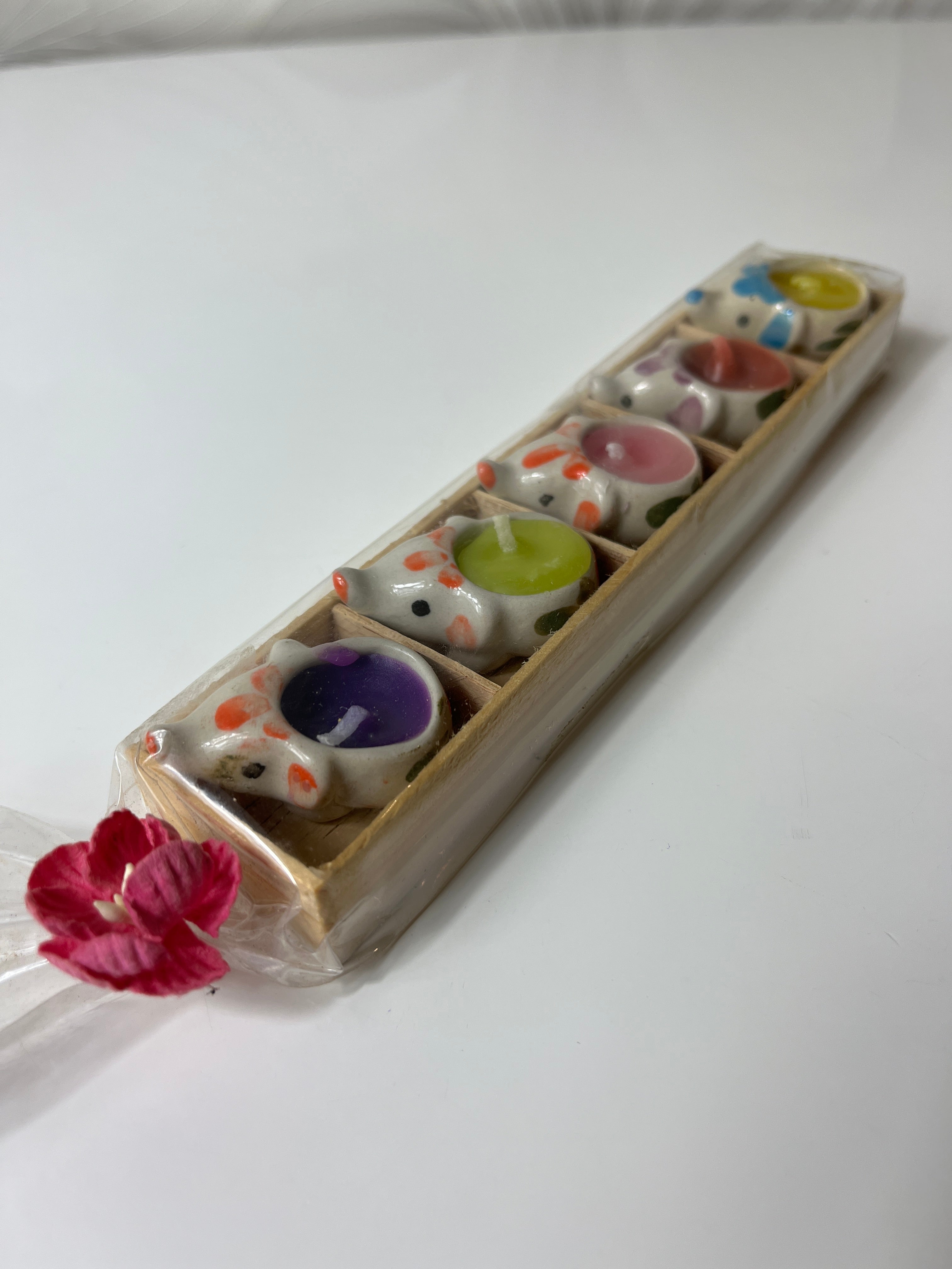 Smulkių žvakių rinkinys