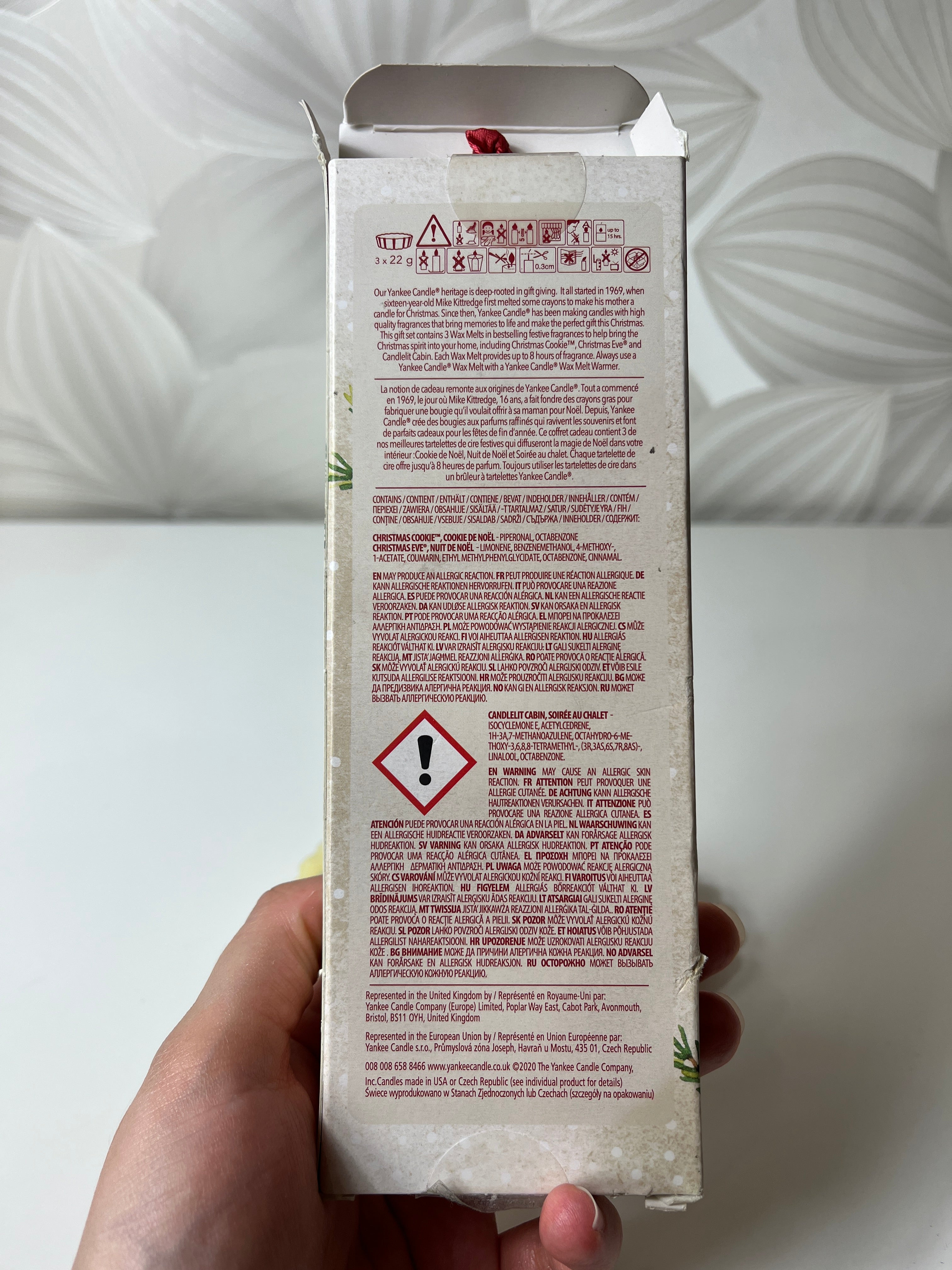 Kalėdinių „Yankee Candle“ žvakių rinkinys