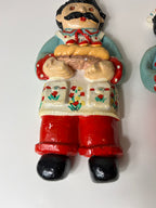 Vintažinės rankų darbo lėlės „Ponia ir Ponas Kepėjai“