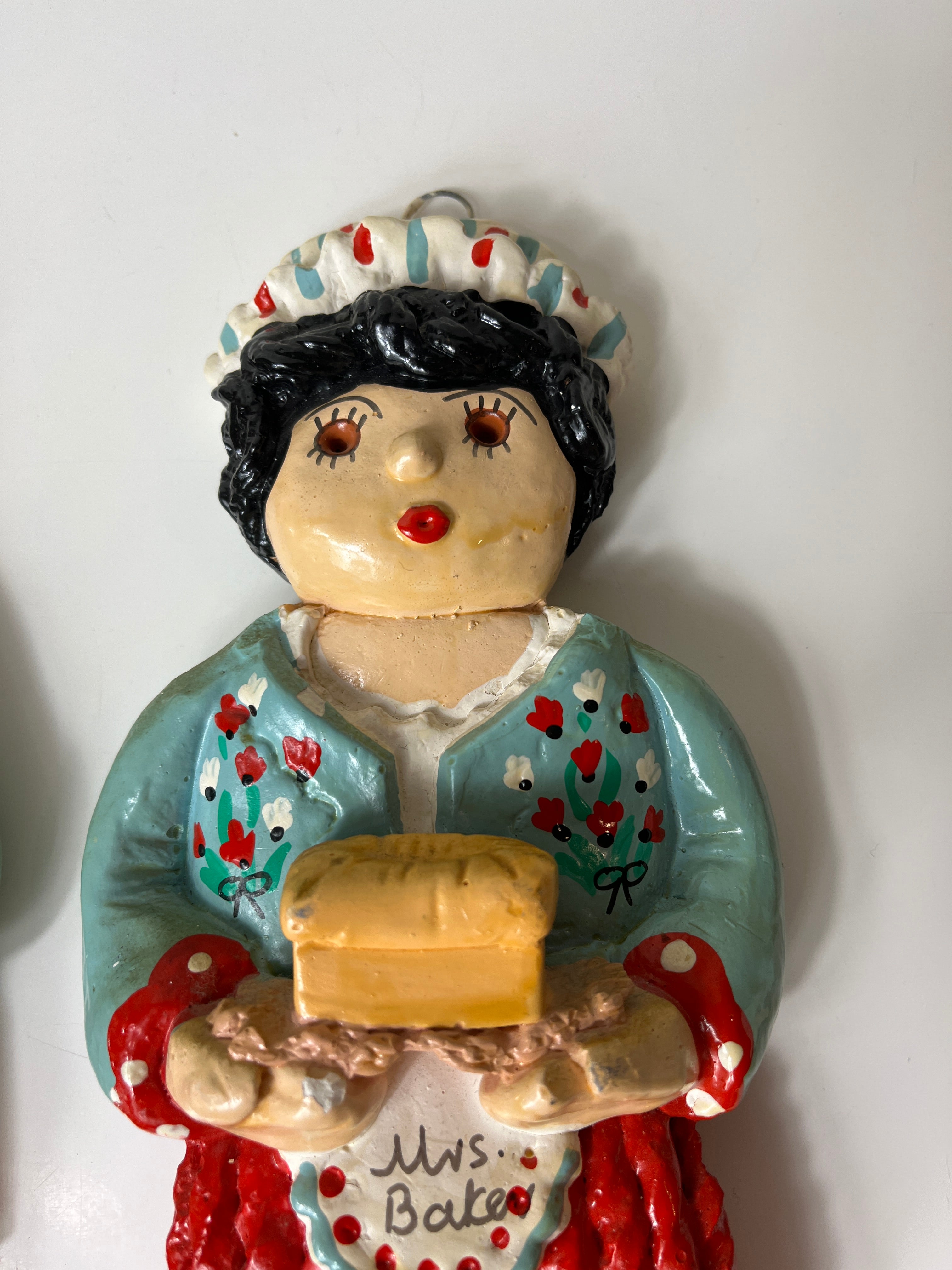 Vintažinės rankų darbo lėlės „Ponia ir Ponas Kepėjai“