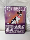 Dekoratyvinė metalinė lentelė „Jack Russell“