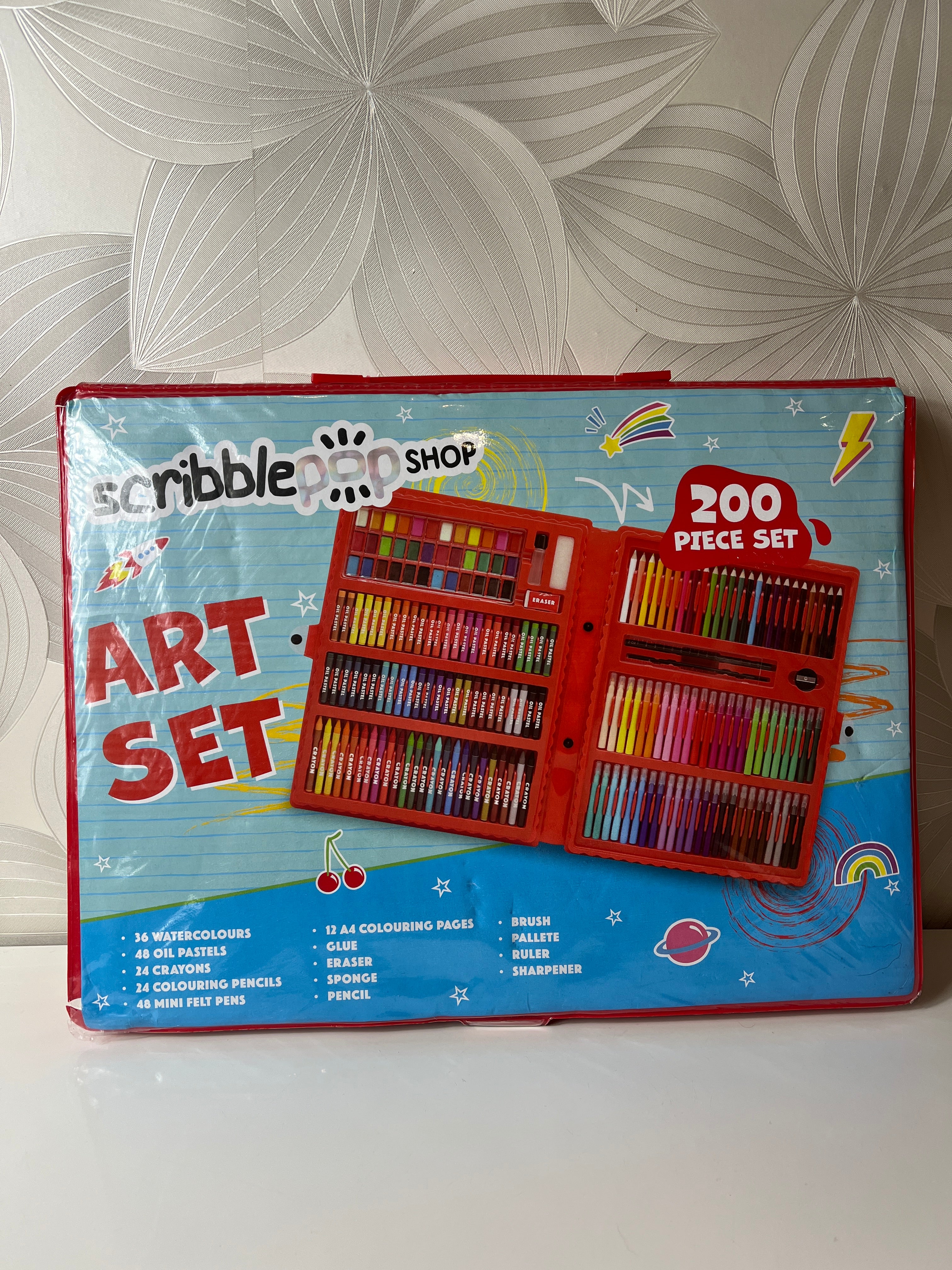 Didelis piešimo rinkinys vaikams