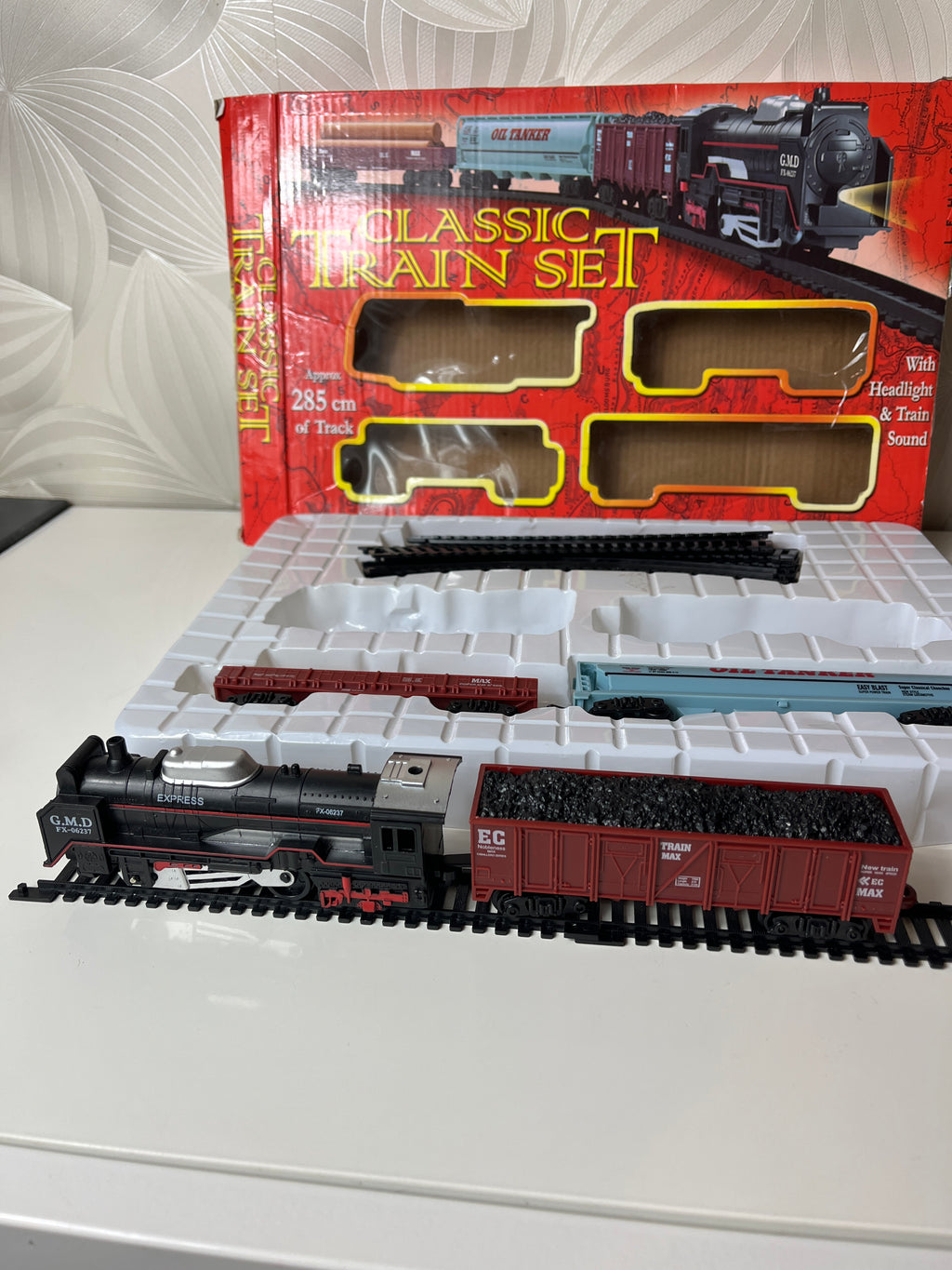 Žaislinis traukinio rinkinys „Classic Train Set“