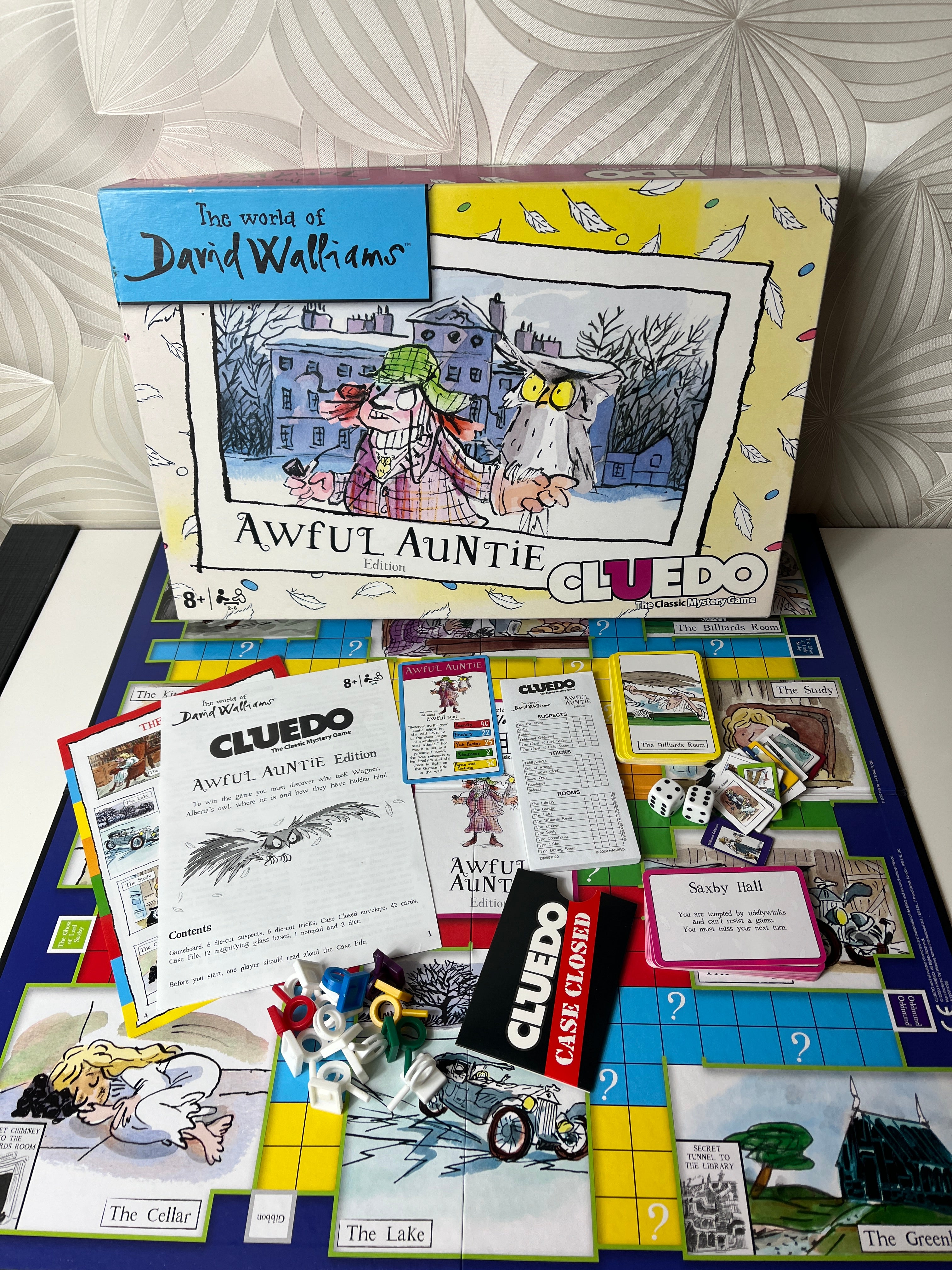 Stalo žaidimas „Cluedo – Awful Auntie Edition“ (David Walliams)