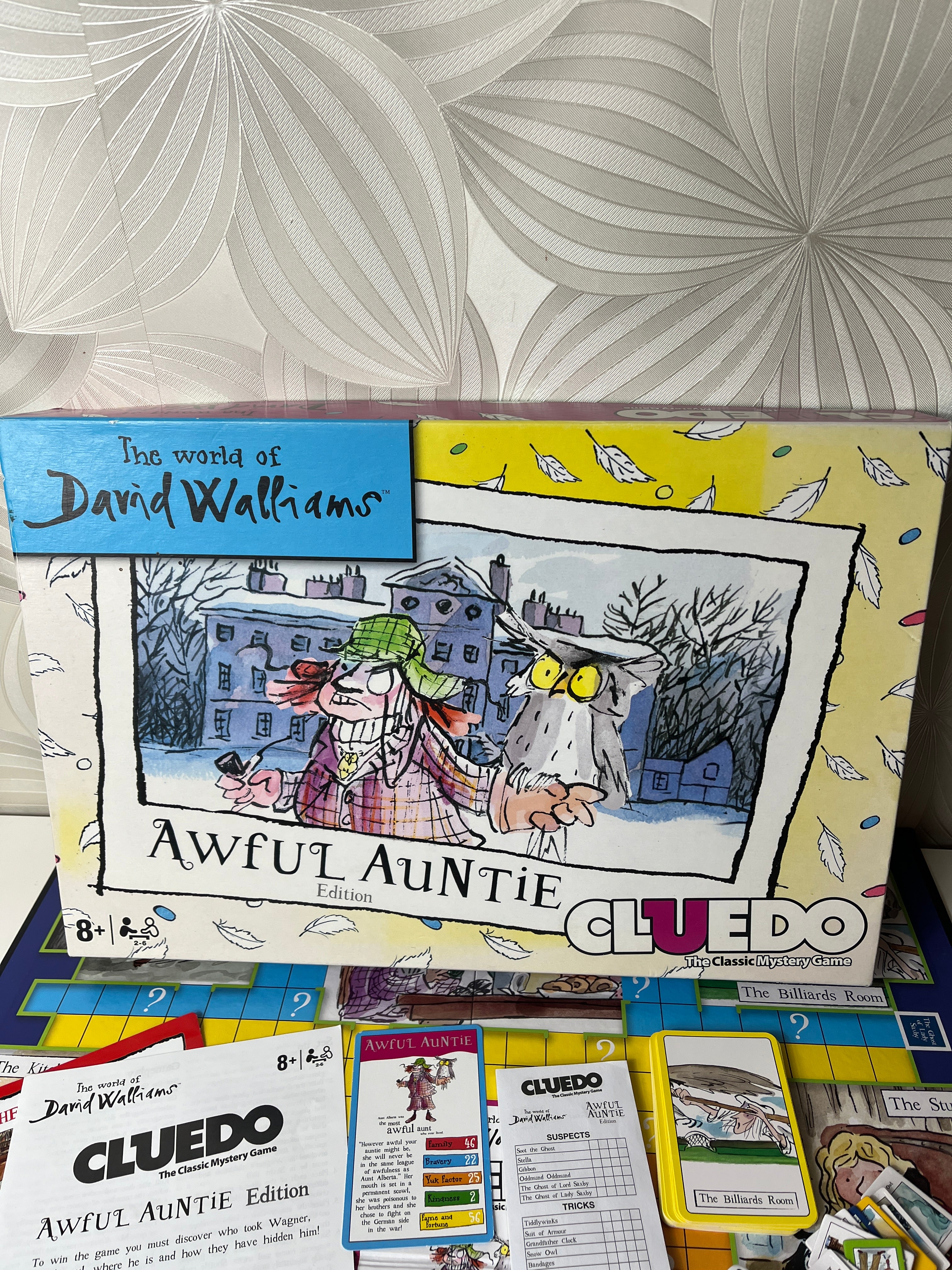 Stalo žaidimas „Cluedo – Awful Auntie Edition“ (David Walliams)