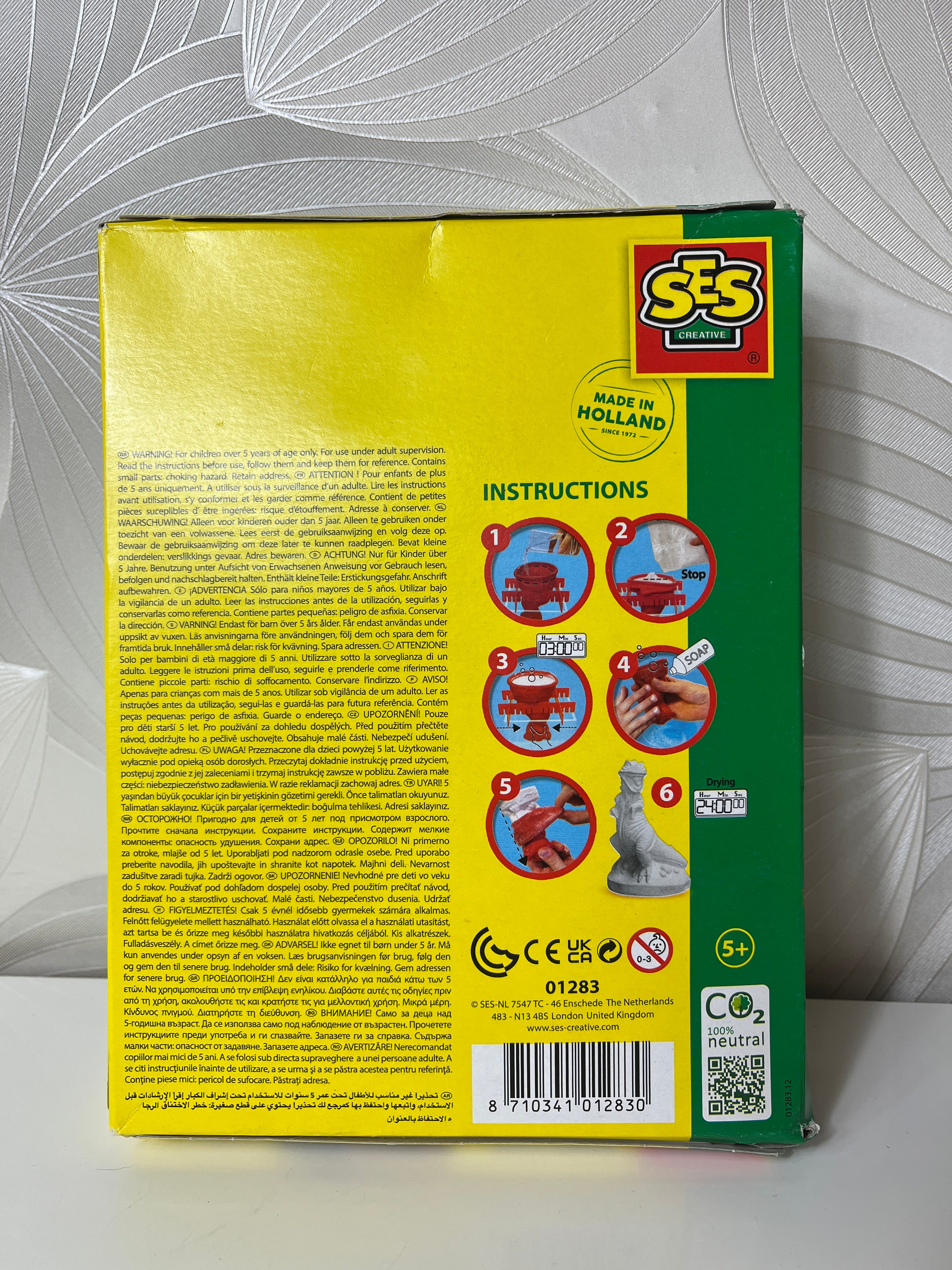 Kūrybinis rinkinys – dinozaurų liejimas ir dažymas