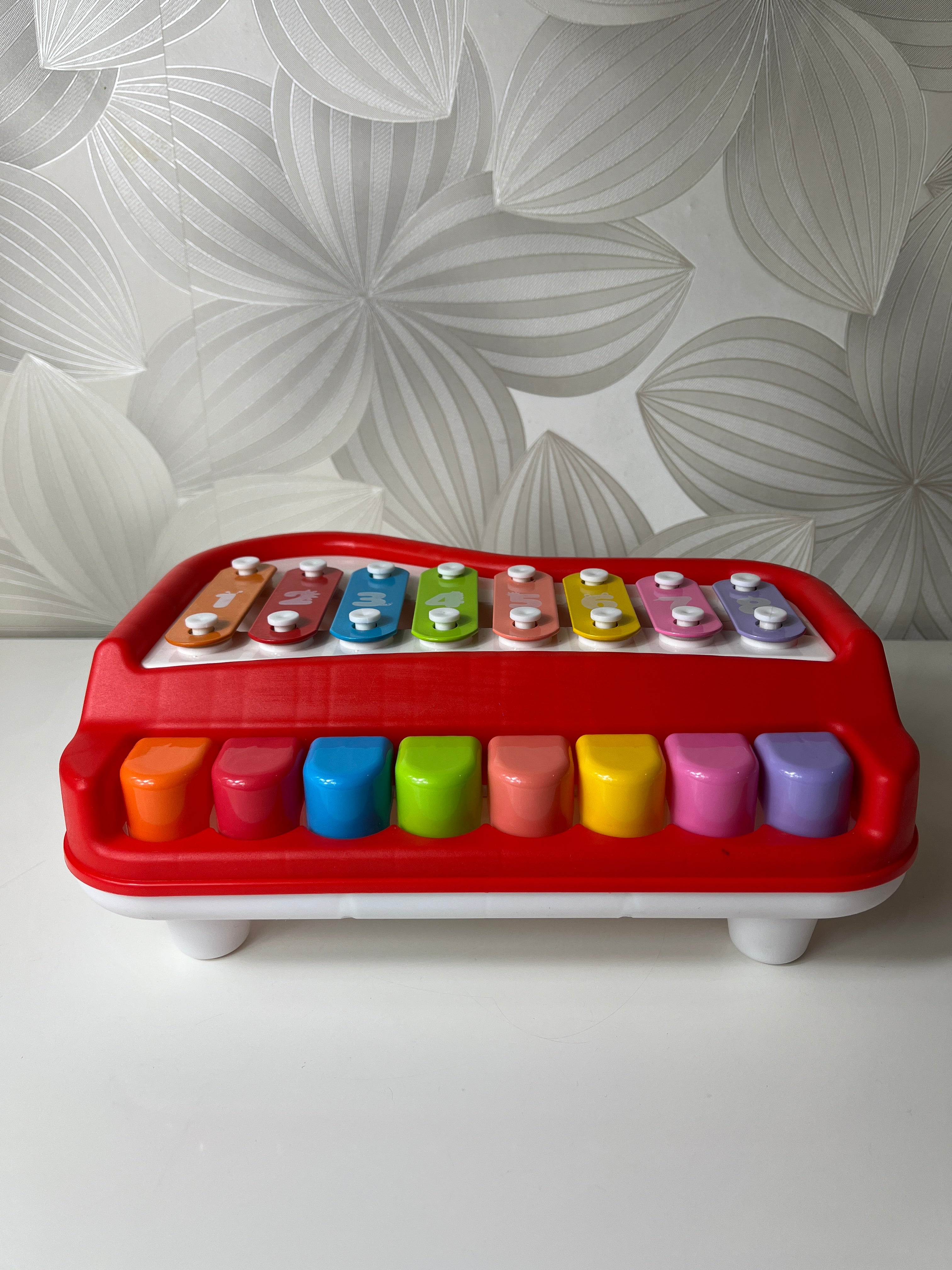 Vaikiškas pianinas - muzikinis žaislas ksilofonas