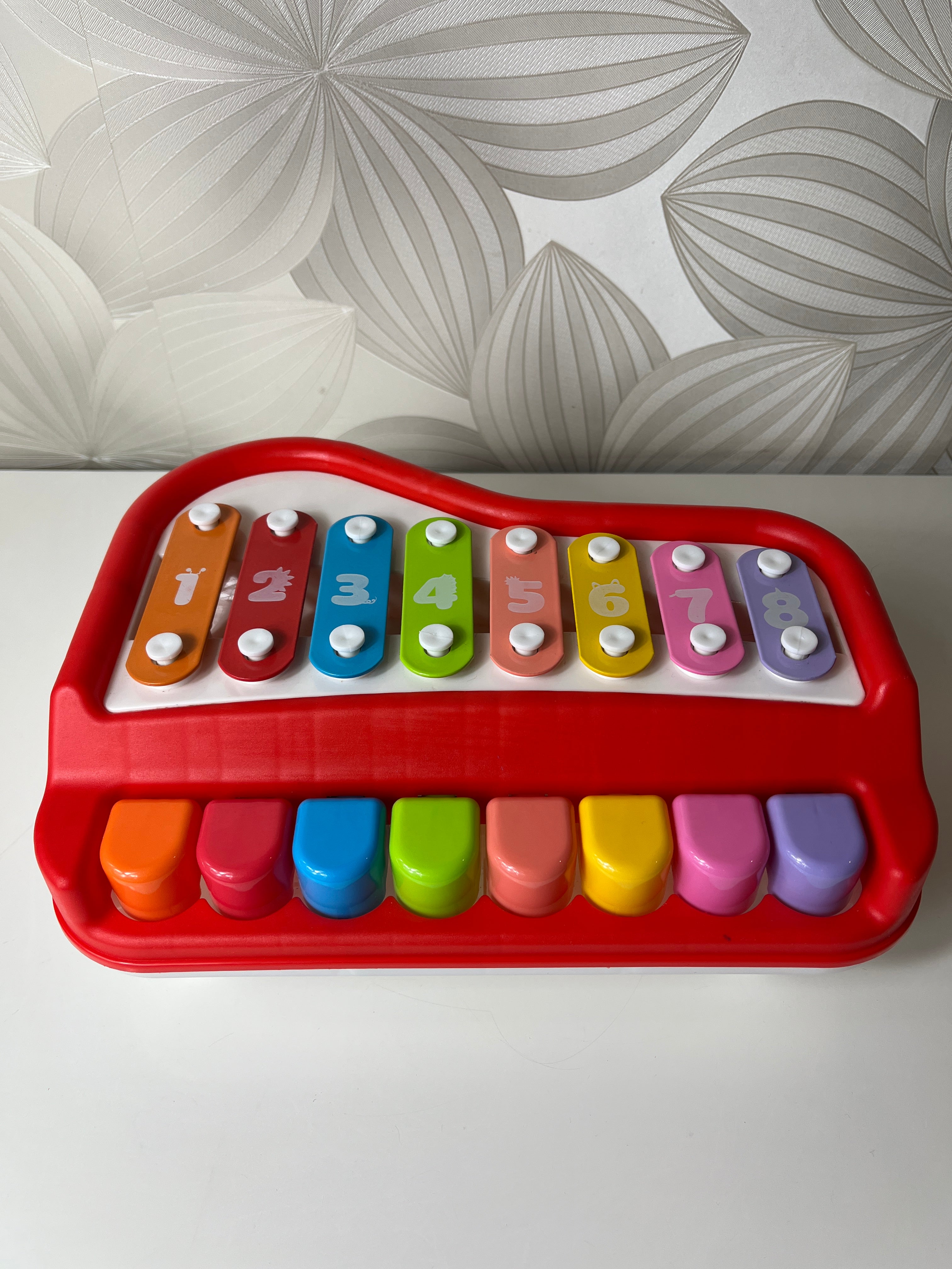 Vaikiškas pianinas - muzikinis žaislas ksilofonas