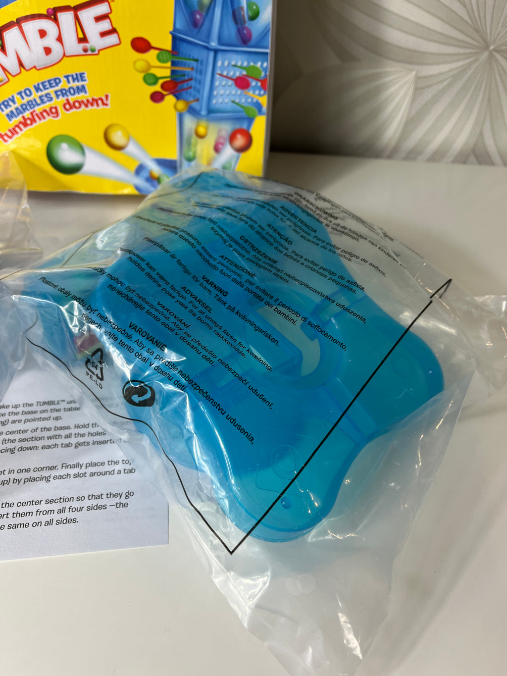 2in1 stalo žaidimai „Topple / Tumble“