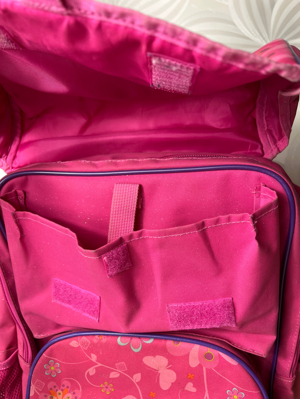 „LEGO“ rožinė mokyklinė kuprinė