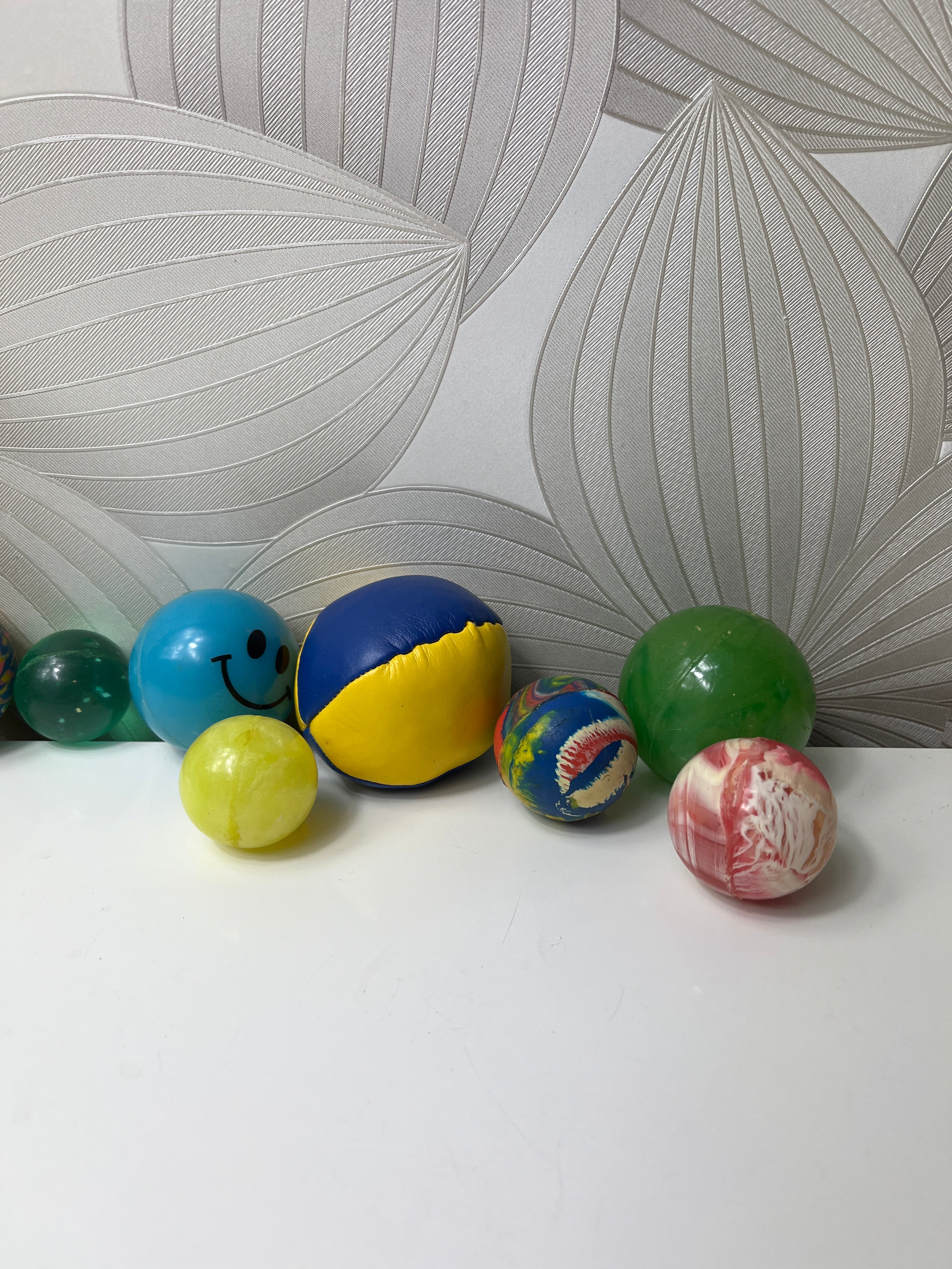 Įvairių kamuoliukų rinkinys