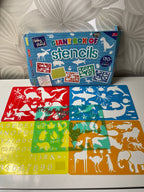 Piešimo formelių „Giant Box of Stencils“ rinkinys