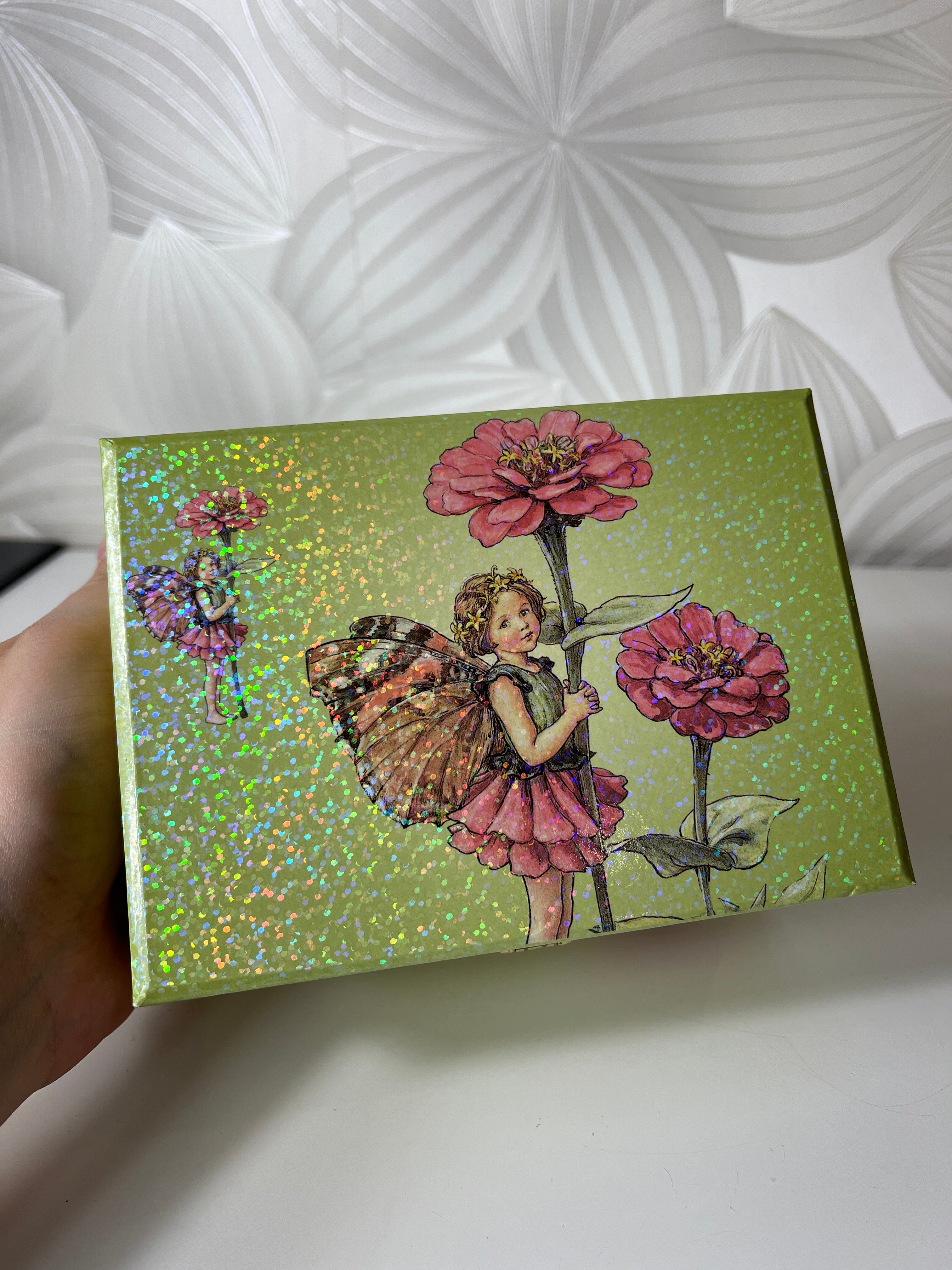 Papuošalų ir smulkmenų dėžutė „Gėlių fėja“